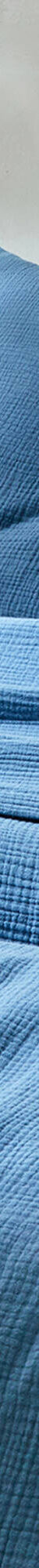 Linge de lit uni en triple gaze de coton (bleu) Linge de lit uni en triple gaze de coton (bleu)